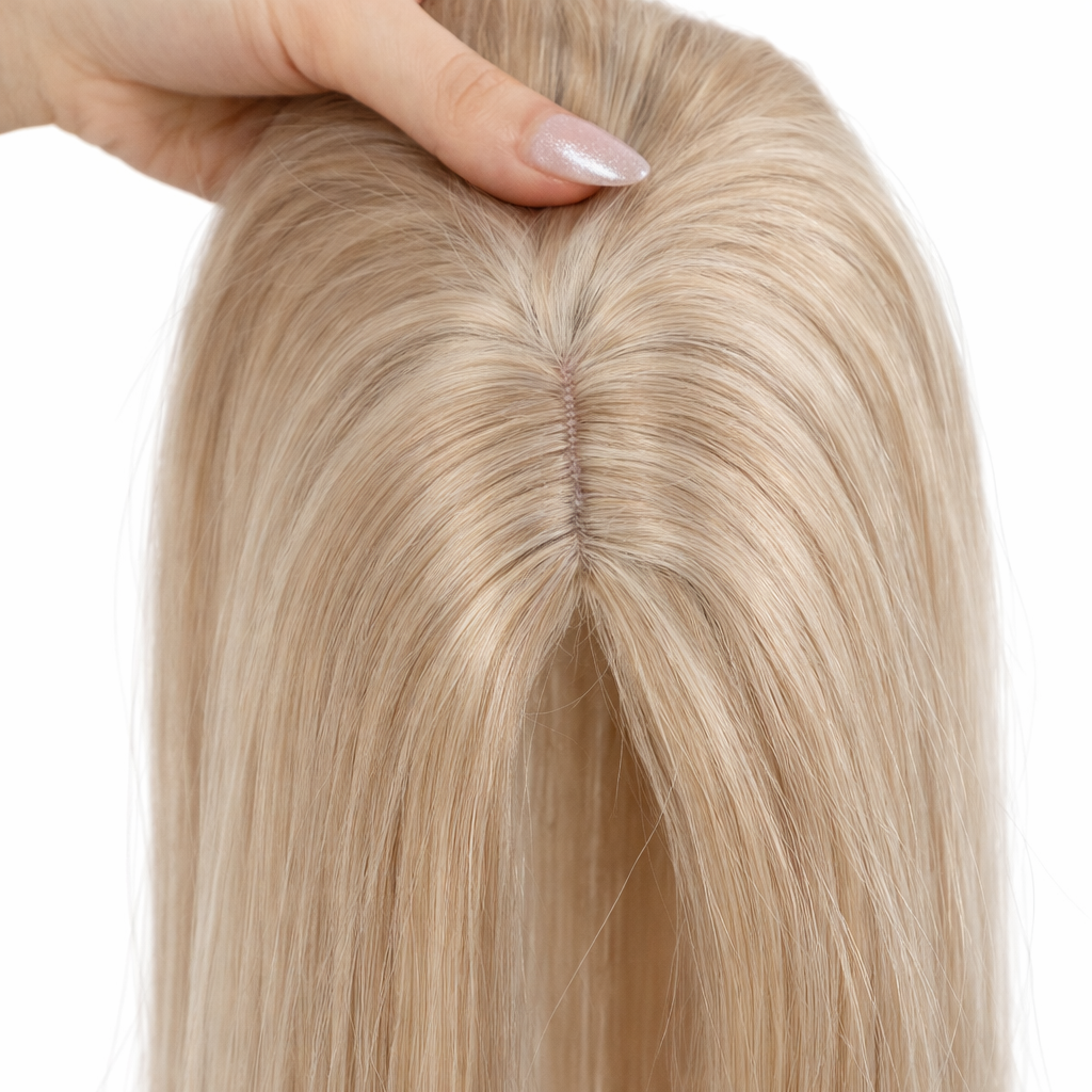 Luxurioeser Echthaar Hairtopper